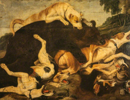 A Bear Hunt, Frans Snyders, between 1630 and 1650
