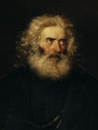 Study Head of a Bearded Man, Friedrich von Amerling