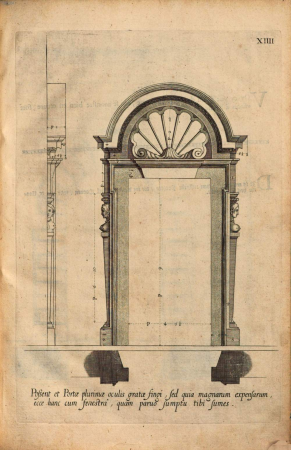 First book of architecture, Plate XIV, Michel Lasne, 1616