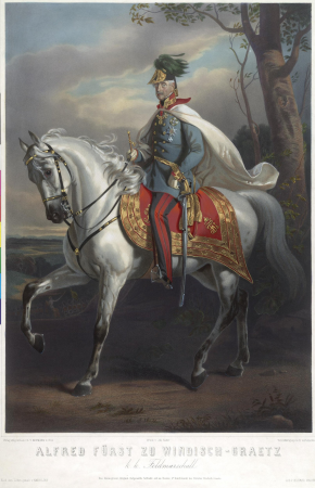 Alfred zu Windisch-Graetz Litho, Eduard Kaiser, circa 1860