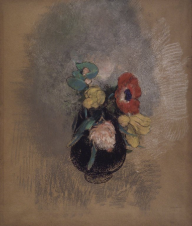 Anemones and Tulips, Odilon Redon, between 1902 and 1903
