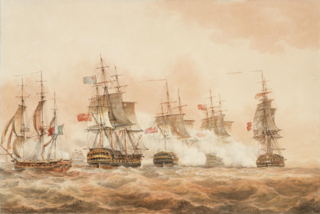 Battle of Lissa 1811, Nicholas Pocock