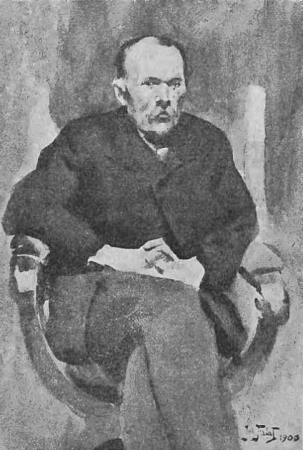 Józef Friedlein, photo by painting of Julian Fałat (-1906), before 1906