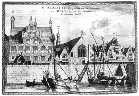 The Stadhuis of Delfshaven, Coenraet Decker, between 1667 and 1680