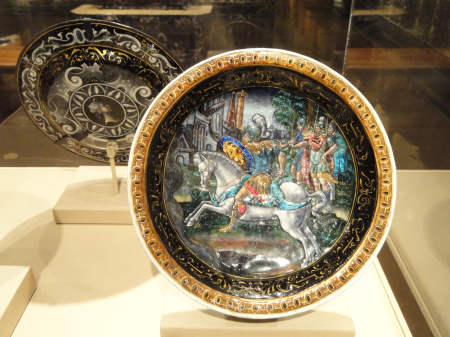 Tazza, attributed to workshop of Pierre Reymond, Limoges, c. 1560 - Nelson-Atkins Museum of Art - DSC08638