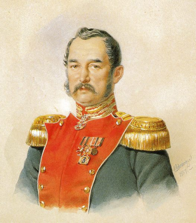 Nikolay Dmitrievich Shulgin (by K. Schreinzer), Karl-August Matveevich Schreinzer, 1857
