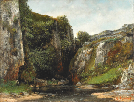 Source of a Mountain Stream, Gustave Courbet, 1876