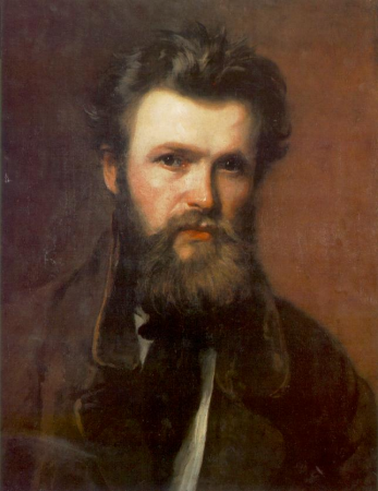 Portrait of Miklós Izsó, Bertalan Székely, 1860s