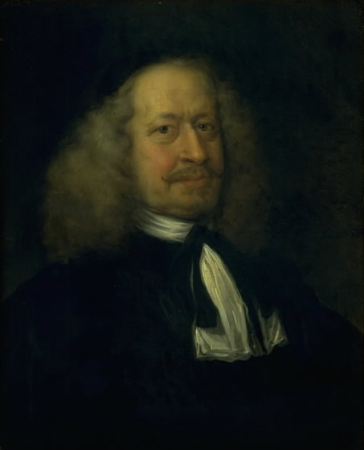 Portrait of Adam Olearius, Librarian to the Court at Gottorp, Jürgen Ovens, 1669