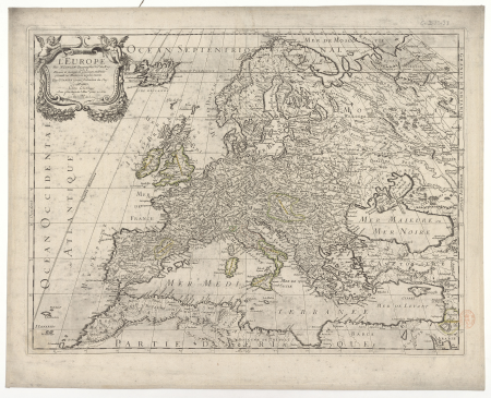 Europe / by N. Sanson; reviewed and changed... by G. Sanson, ,..., 1683