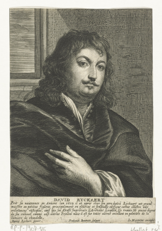 Frederik Bouttats - Portrait of David Rijckaert (III), Joannes Meyssens, between 1622 and 1676