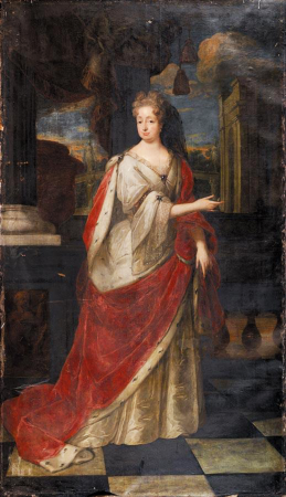 Portrait of the Electress Sophia of Hanover (1630-1714), later wife of Ernst August II of Saxe-Weimar, Jacques Vaillant, before 1714