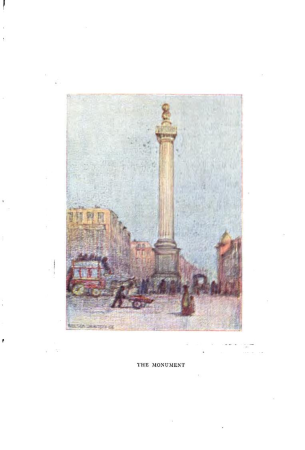 Monument by Nelson Dawson from A wanderer in London (1906), Nelson Dawson, 1 January 1906
