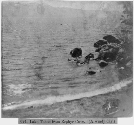 Lake Tahoe from Zephyr Cove - (A windy day) LCCN2002722003, 1866