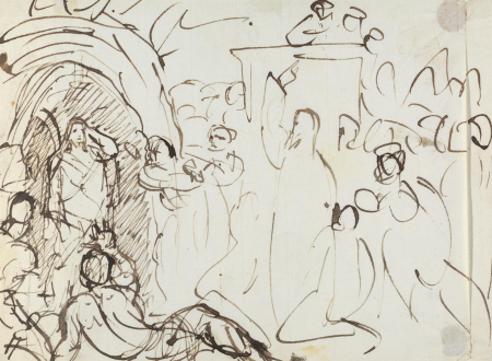 Study of the Resurrection of Lazarus, Benjamin Haydon