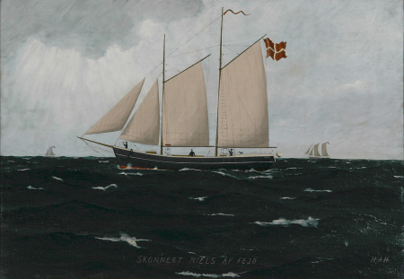 The schooner Niels of Fejø., Hans Andersen Hansen, between 1895 and 1948