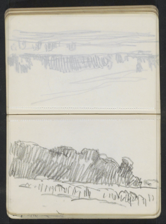 Landschap met bomen, RP-T-1938-160C-61(R), Alexander Shilling