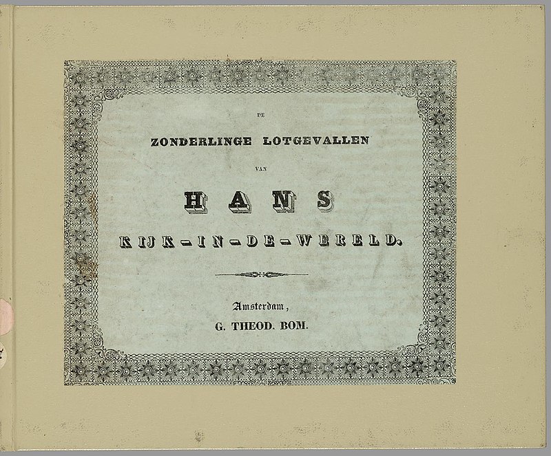 The strange adventures of Hans Peek-in-the-world