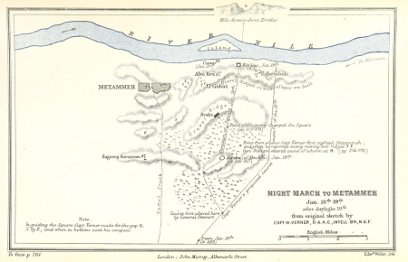 293 of 'Too Late for Gordon and Khartoum- the testimony of an ... eye-witness of the ... efforts for their rescue ... With ... unpublished letters of the late General Gordon' (11189718865)