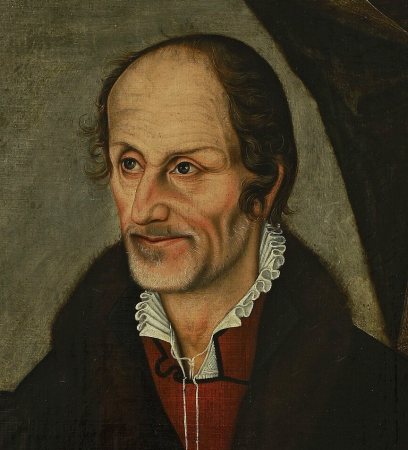 Portrait of Philip Melanchthon, Lucas Cranach the Younger, 1564