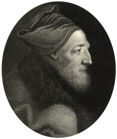 Frontispiece to Northcote's biography of Titian by T.A. Dean after Titian, Titian, 1830