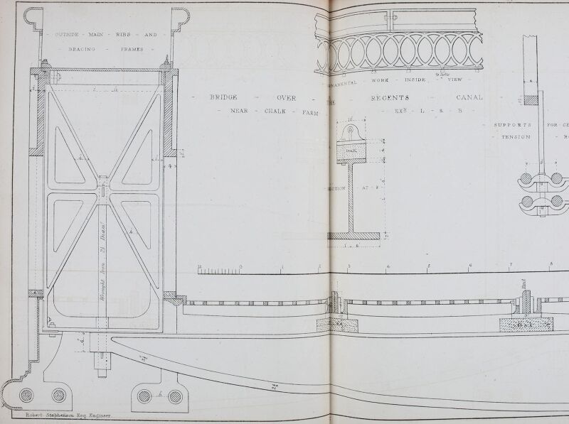 Railway practice. A collection of working plans and practical details of construction in the public works of the most celebrated engineers on the several railways, canals, and other public works (14755199241), Samuel Charles Brees, 1836