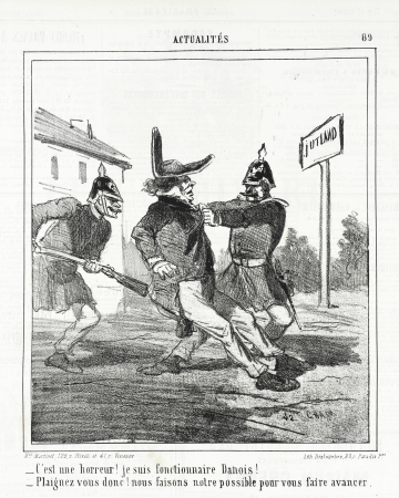 This is horrible! I am a Danish civil servant! --Complain! We are doing our best to help you move forward., Amédée de Noé, 1864