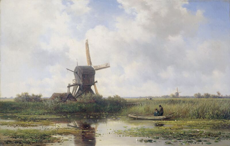 In 't Gein bij Abcoude, Willem Roelofs, between 1870 and 1897