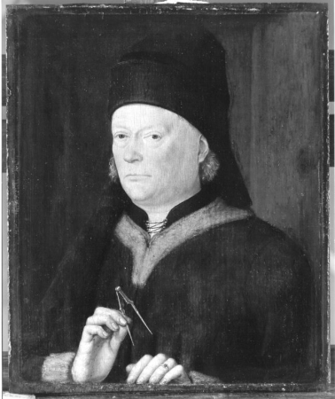 Portrait of an unknown master builder, Master of the Life of the Virgin, circa 1470