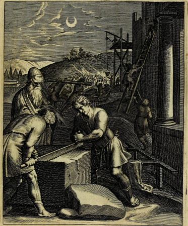 The doctrine of morality - or, A view of human life, according to the stoick philosophy - exemplify'd in one hundred and three copper-plates, done by the celebrated Monsieur Daret, engraver to the (14767911293), 1721