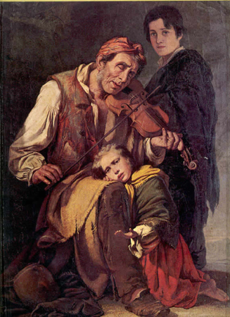The Poor Fiddler - Blind Fiddler, José Rodrigues, 1855