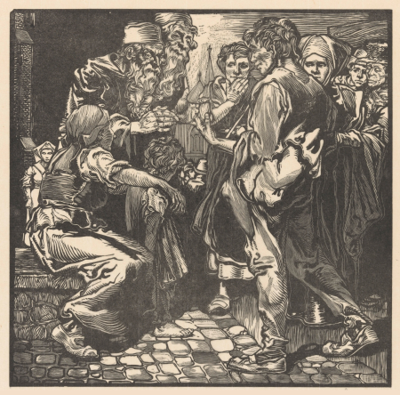 Man met geldbuidel, RP-P-1931-328, Johannes Josephus Aarts, between 1881 and 1931