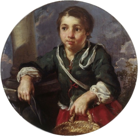 Peasant boy with basket, Bernhard Keil, after 1650