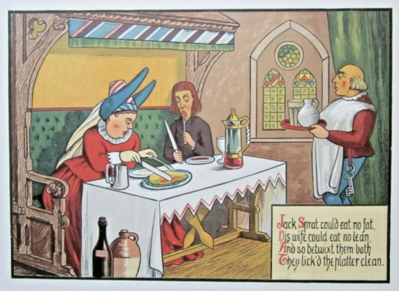 J. E. Rogers, Jack Sprat could eat no fat, James Edward Rogers, 1869