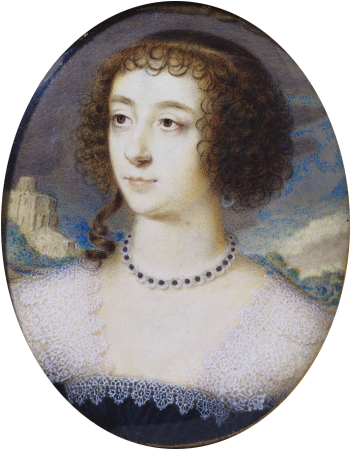Queen Henrietta Maria (1609-1669), David des Granges, circa 1635