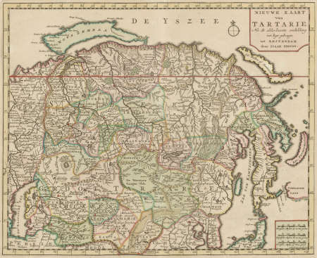 New map of Tartar. After the very last discovery int light brought…, Isaak Tirion