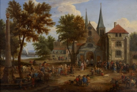 Kermesse, Mathys Schoevaerdts, between 1682 and 1702