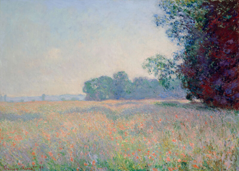 Champ d'avoine (Oat Field), Claude Monet, 1890