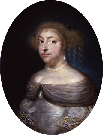 Christiane, countess of Schleswig and Holstein., Abraham Wuchters, circa 1667