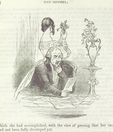 Image from page 76 of "The Sisters; or, the Fatal marriages ... Illustrated with fifty-eight engravings by Kenny Meadows and Alfred Crowquill, a portrait of the author and twenty-two etchings on steel, by Onwhyn. 2nd ed. (11230309066)