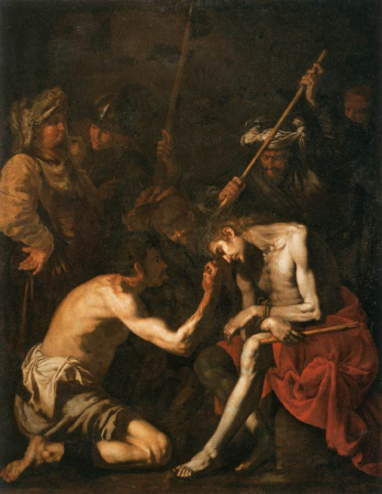 Mocking of Christ, Master of the Annunciation to the Shepherds, after 1616