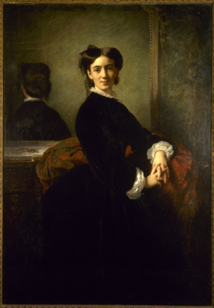 Portrait of Madame Charles Chaplin, Charles Joshua Chaplin, 1863