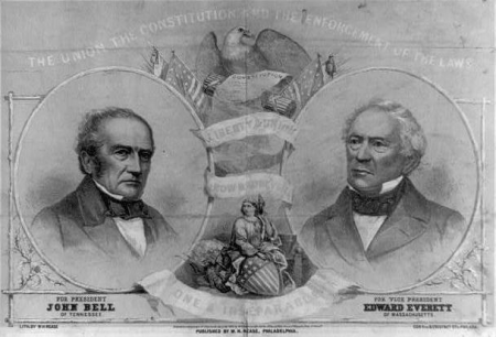 John-bell-edward-everett-poster1, William H. Rease, circa 1860