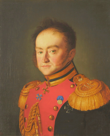 Nikolay Karlovich Sturler by A. Varnek, Alexander Varnek, circa 1820