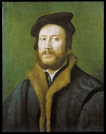 Portrait of a Bolognese Gentleman in a Fur-lined Coat, Giuliano Bugiardini