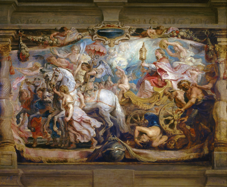 Triumph of Church over Fury, Discord, and Hate., Peter Paul Rubens, between 1625 and 1626