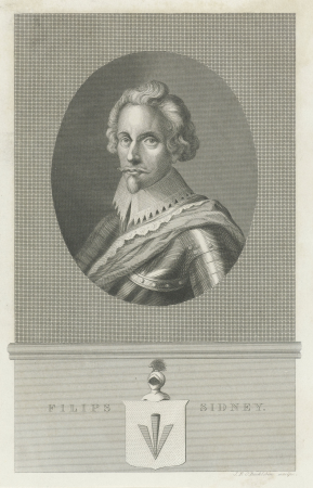 Portret van Philip Sidney, RP-P-1937-141, J.F.C. Reckleben, between 1853 and 1855