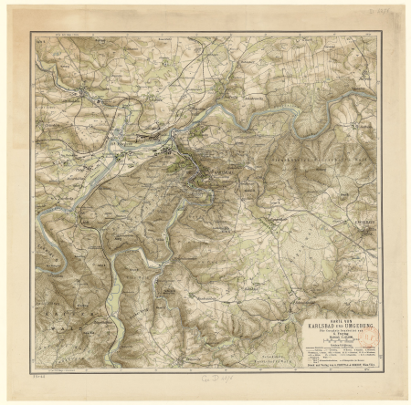 Map of Karlovy Vary and the surrounding area for Cur guests / edited by G. Freytag, Gustav Freytag, 1902