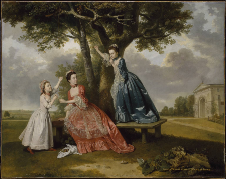 Three Daughters of John, 3rd Earl of Bute, Johann Zoffany, between 1763 and 1764