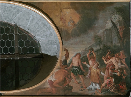 Martyrdom of Saint Stephen, Michael Angelo Immenraet, between 1673 and 1678